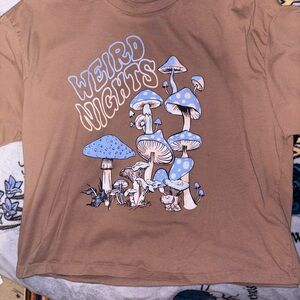 Weird Nights Brown T-Shirt